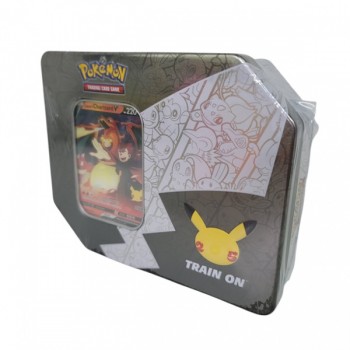 Pokemon Sword & Shield: Celebrations Lance's Charizard V Big Tin rinkinys (anglų k.)